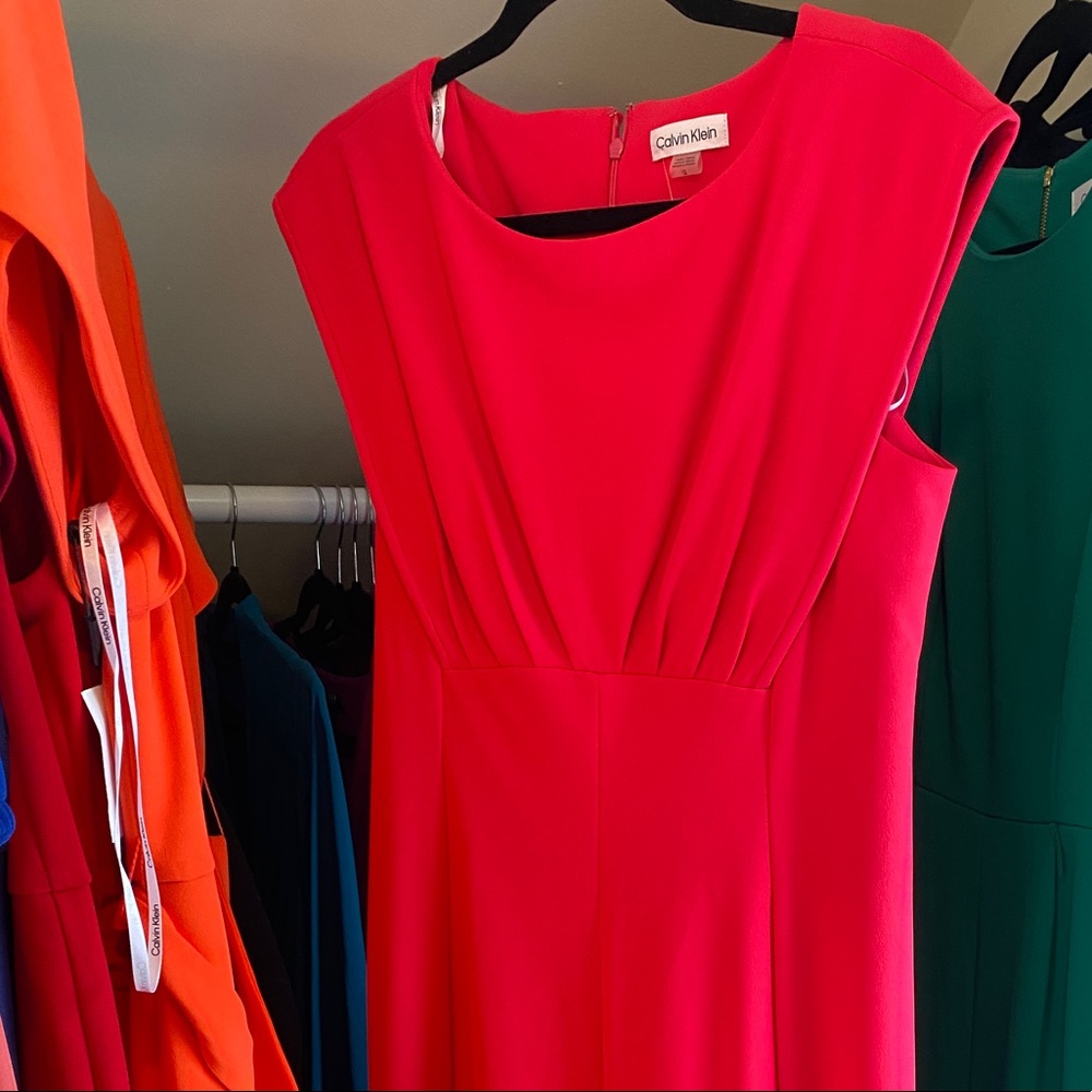 NWT Hot Pink Calvin Klein Jumpsuit